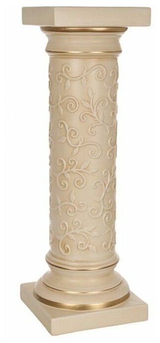 фото Колонна большая 78 см Арт Деко бежевая, 1029/223
