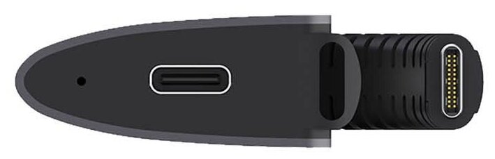 USB хаб Deppa мультипортовый Type-C 5 в 1, HDMI 4K, Power Delivery, 3 x USB 3.0 для Macbook, iPad, ПК