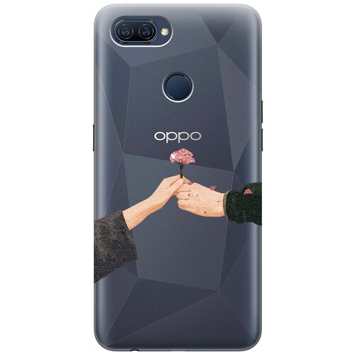 Силиконовый чехол с принтом Hands для Oppo A12 / A7 / A5s / Оппо А12 / А7 / А5с силиконовый чехол с принтом musical unicorn для oppo a12 a7 a5s оппо а12 а7 а5с