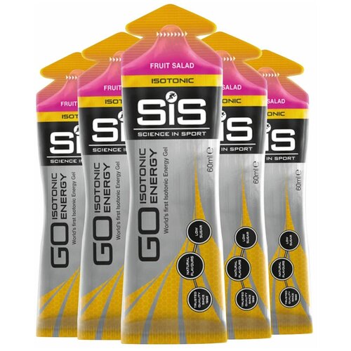 Гель питьевой SCIENCE IN SPORT (SiS) GO Isotonic Energy Gels 5 x 60 мл, Фруктовый салат