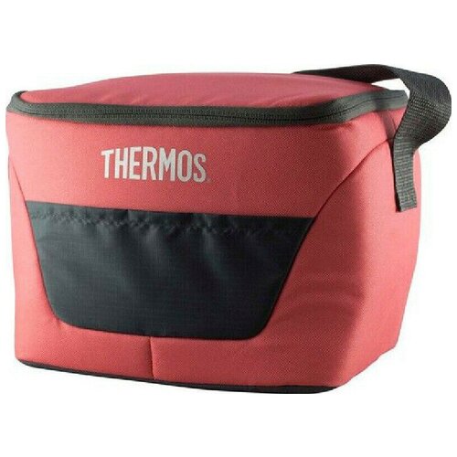 сумка холодильник thermos american classic 54 collapsible party tub red Сумка-холодильник THERMOS Classic 9 Can Cooler 7л. розовый/черный (287403)