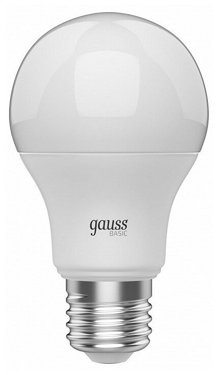 Лампа светодиодная Gauss Basic 1023220 E27 9.5W 4100K A60