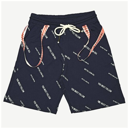 фото Шорты трикотажные с принтом - темно-синий - 12 лет cegisa