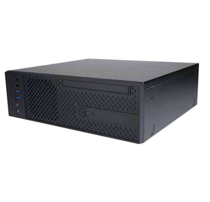 Компьютерный корпус CJ708BL IP-S265AU7-2 80plus Bronze, U3*2+U2*2+A(HD)+TYPE 3.1C + FAN 80*15mm + intrusion switch INWIN Slim Case