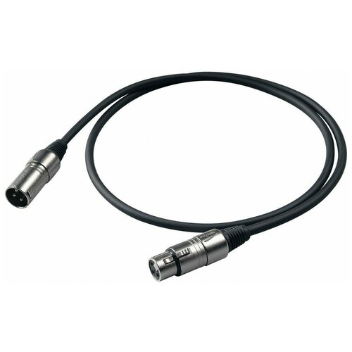 Кабель XLR - XLR Proel BULK250LU6 6m proel микрофонный jack xlr