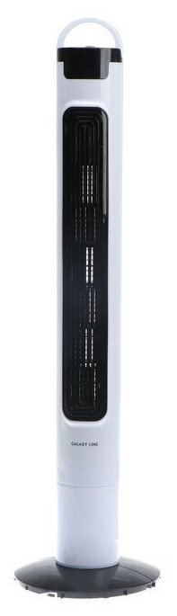 вентилятор напольный 98,5см 60вт, 3скор., колонна, таймер, черно-белый, gl 8108, galaxy line - фото №8