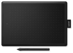 Графический планшет WACOM One Medium CTL-672 черный/красный