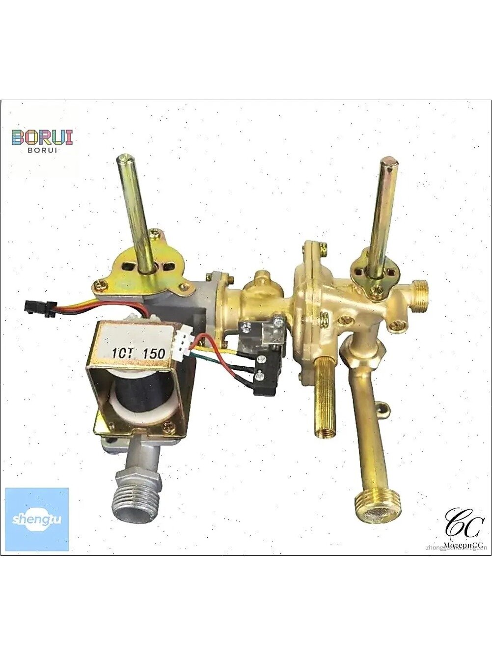Узел водогазовый (газо-водяная часть Оазис) для газовой колонки Oasis Zerten Зертен