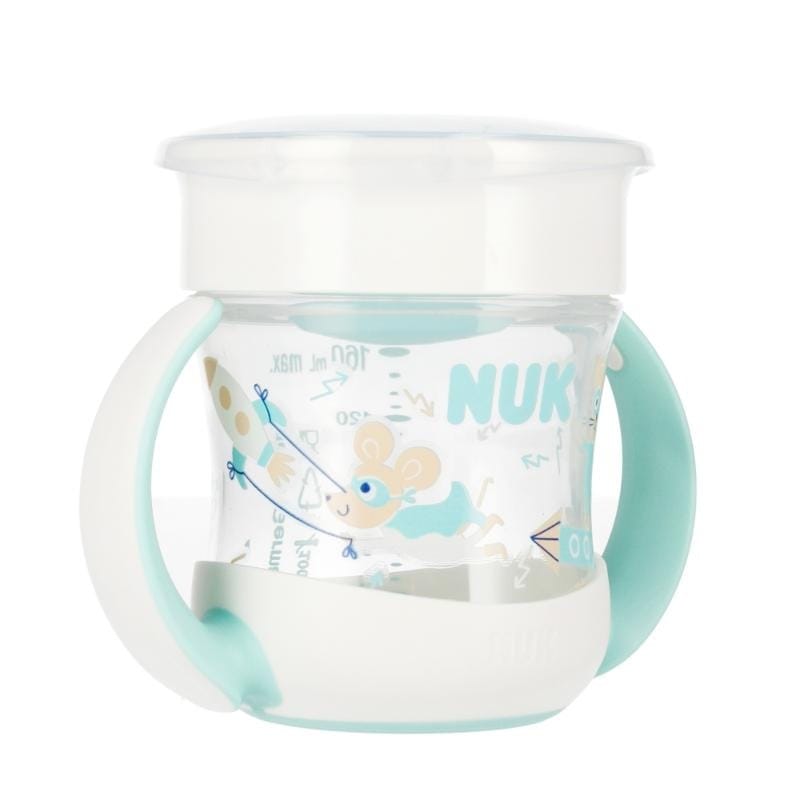 Кружка NUK Mini Magic Cup, бирюзовый, 160 мл, 6m+