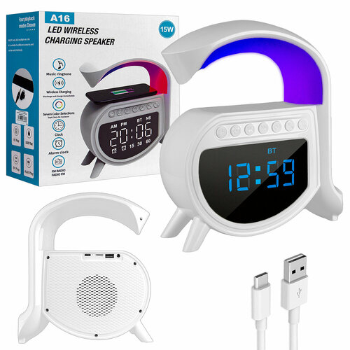 Беспроводная портативная колонка с RGB подсветкой A16 199900₽
