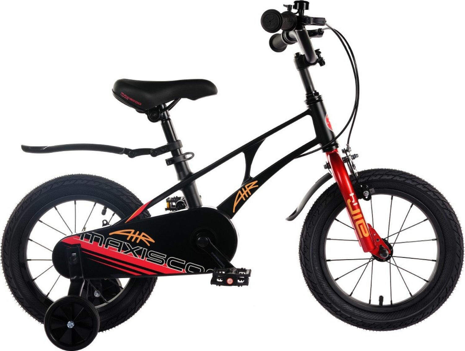 Велосипед Maxiscoo Air Стандарт 14" (2024) (Велосипед Maxiscoo AIR Стандарт 14" (2024), Черный Матовый, MSC-A1432)