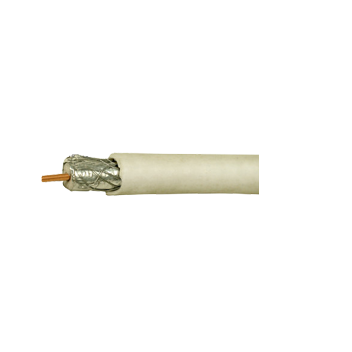 Кабель коаксиальный 3C-2V CU 75 Ом, экран 32%, белый, 100 м ELETEC
