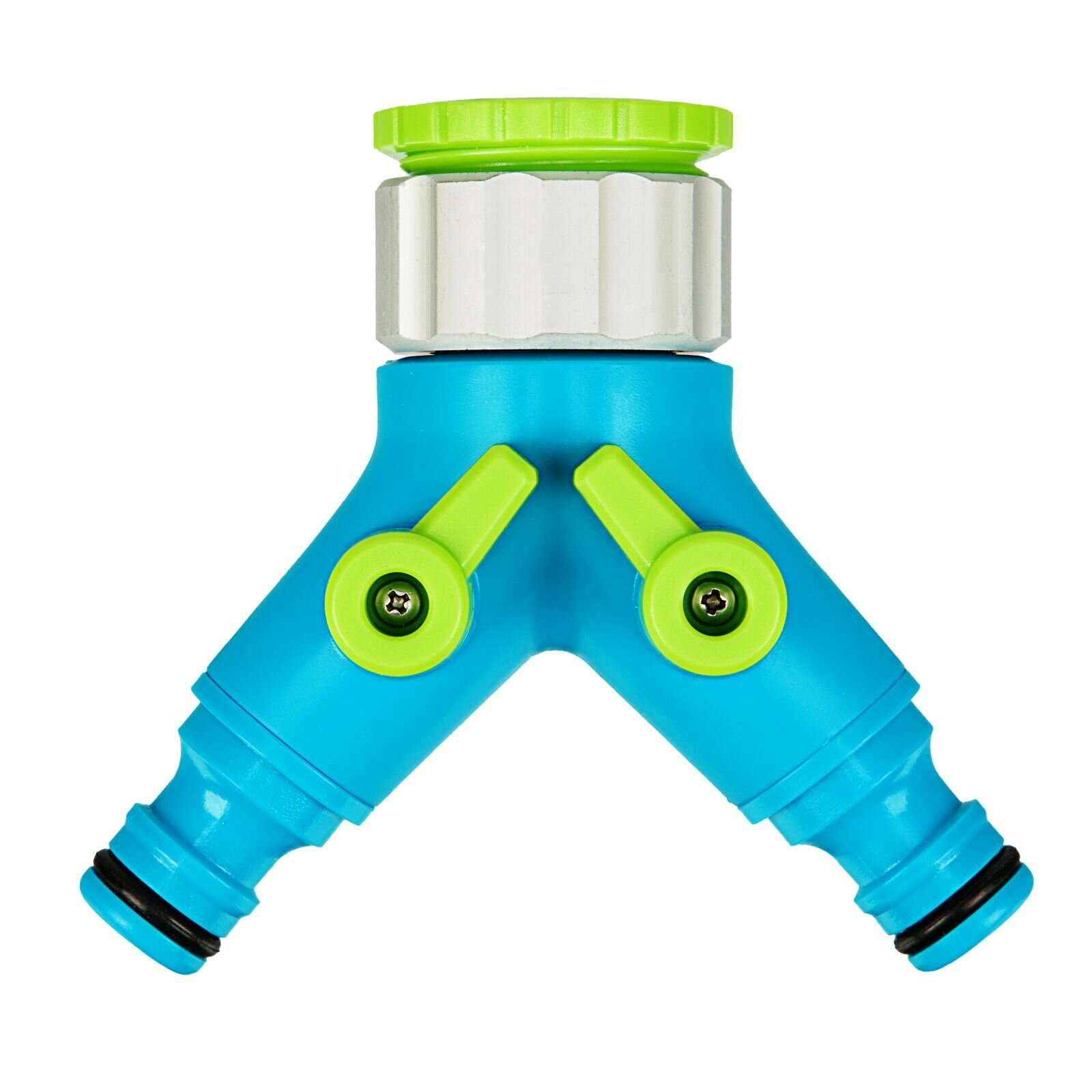 Разветвитель двухканальный с внутренней резьбой 3/4-1, с переключателем Palisad Luxe, 65774