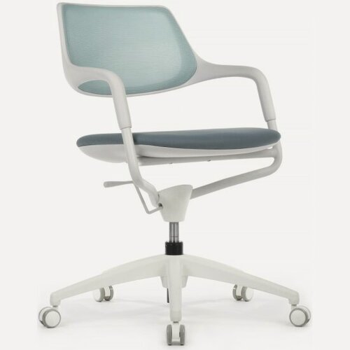 Изображение товара Кресло офисное Riva Design Scroll HY-813D Голубой/Серый
