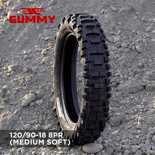 Мотошина пневматическая GUMMY 18 12090-18 8PR TT XY-078B medium soft 6880₽