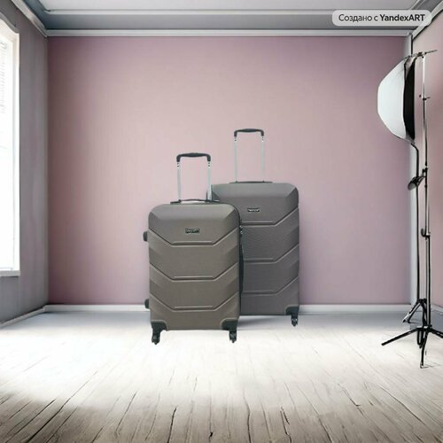 Комплект чемоданов Freedom 2 шт 82 л фиолетовый 13225₽