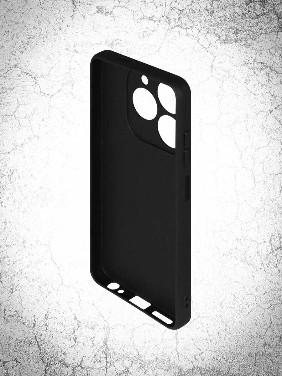 Чехол для Tecno Spark 20 DF tCase-32 (black) / Чехол для Техно Спарк 20 (черный) — фото 1