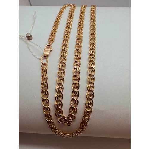 Цепь Красносельский Ювелирпром, желтое золото, 585 проба, длина 55 см, средний вес 7.69 г