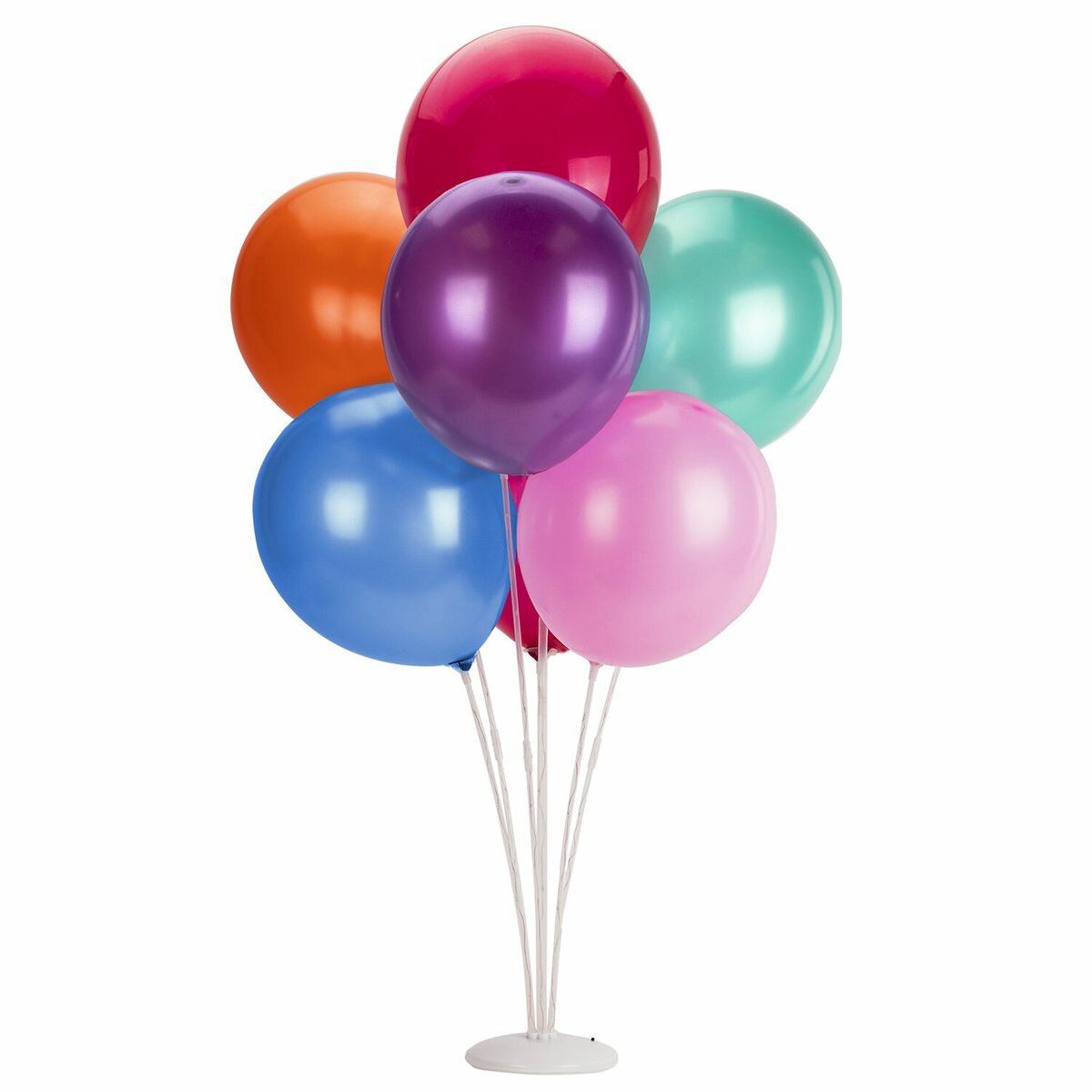 Подставка с LED для 7 воздушных шаров Brauberg Kids, высота 75см, пластик (591908), 50шт.