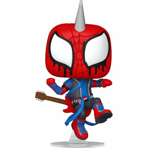фото Фигурка коллекционная человек-паук (spider-punk) № 1231, 10 см funko