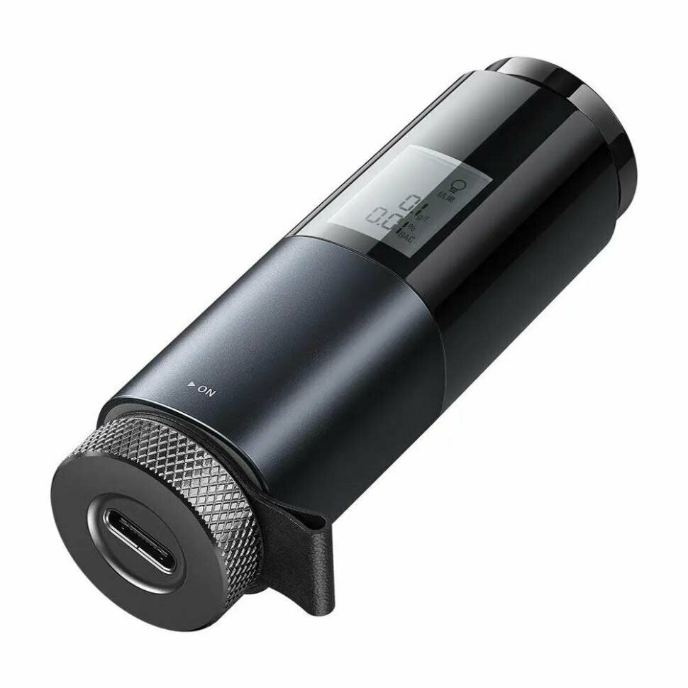 Алкотестеры Алкотестер персональный Baseus Alcohol Tester CRCX-01, черный, точность 5%, 1 элемент питания