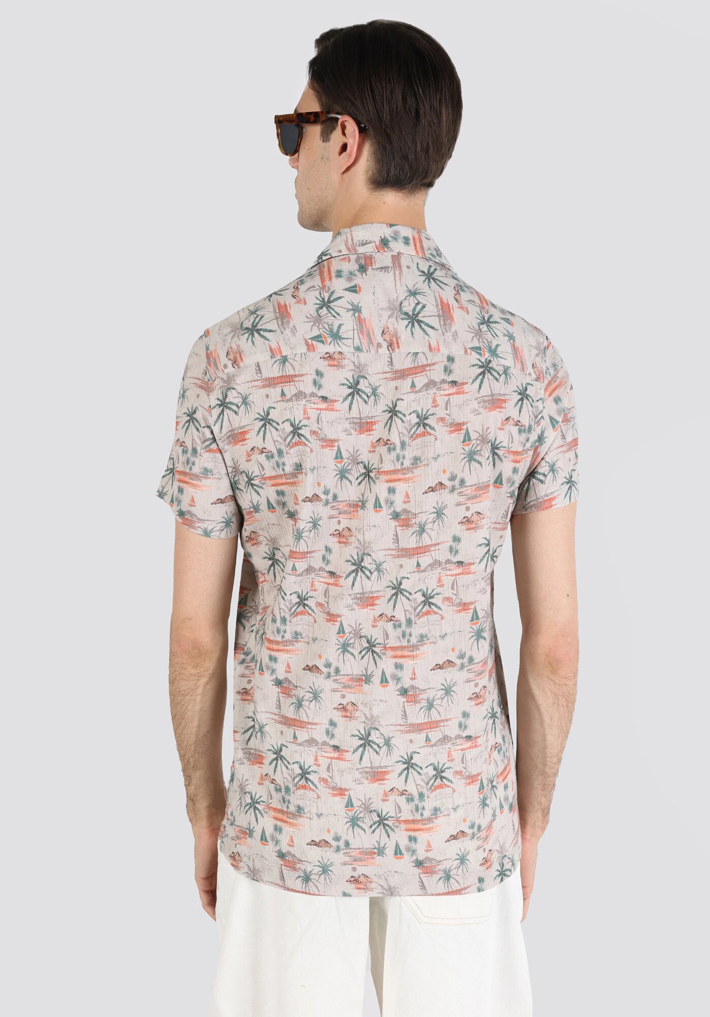 Рубашка COLIN'S Regular Fit, размер M, коричневый — фото 1