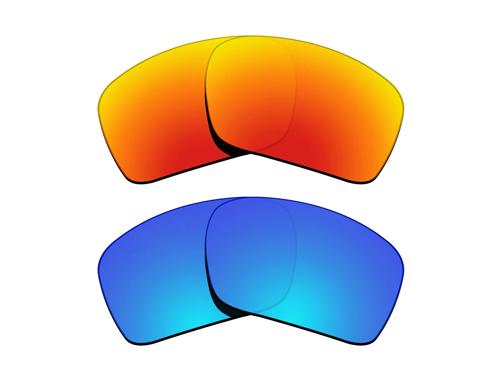 Поляризованные линзы Red-Blue для RayBan Justin RB4165 51 мм