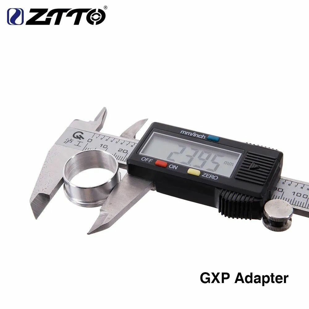 Адаптер каретки ZTTO GXP 24 до 22мм, серебристый — фото 1