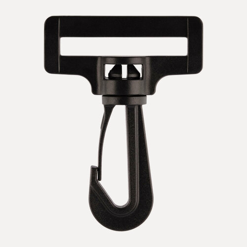 Изображение товара Gamma GHB003-BQ27 Карабин сумочный пластиковый 1.5 (38 мм) черный фурнитура сумок