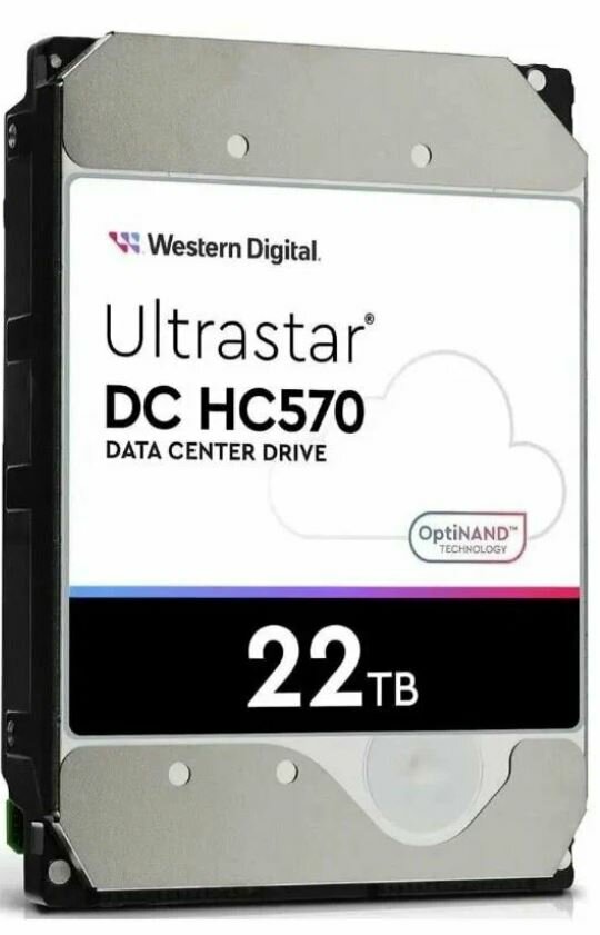 Жесткий диск Western Digital Ultrastar DC HDD 3.5" 22Tb (WUH722222ALE6L4) — фото 1