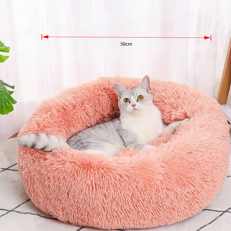 Утепленная лежанка для крупных кошек и собак