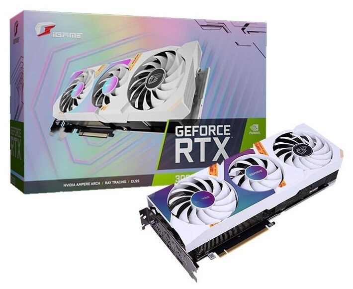 Видеокарта Colorful iGame GeForce RTX 3070 Ti Ultra W OC 8G-V, Retail