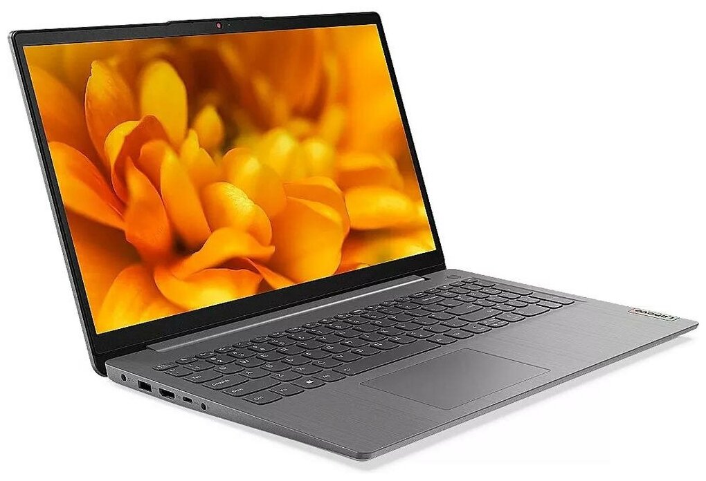 Ноутбук Lenovo IdeaPad 3 15ITL6 82H802EARK i3 1115G48GB256GB SSDnoDVDUHD Graphics156 FHDCamBTWiFiWin11Homegrey