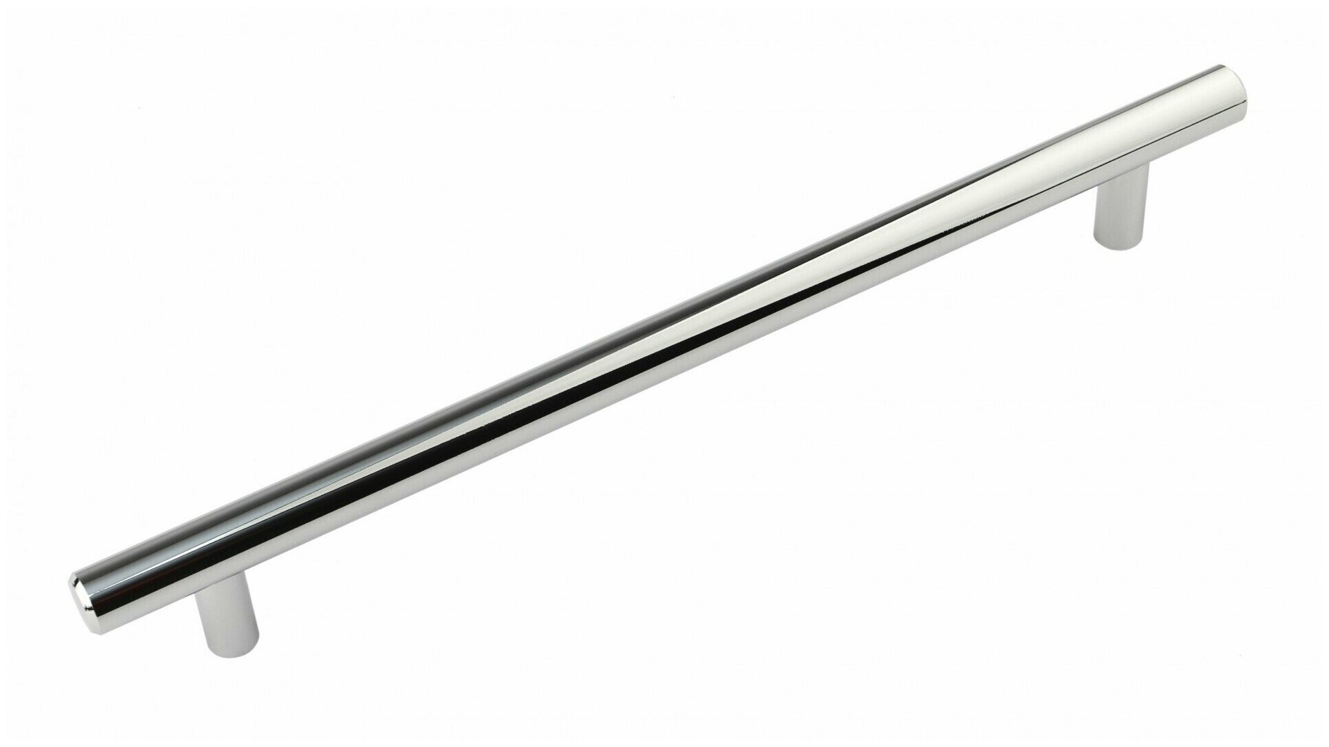 Мебельная ручка - рейлинг длина 224 мм диаметр 12 мм цвет - хром