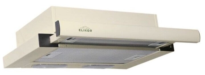 Вытяжка встраиваемая Elikor Интегра 50П-400-В2Л кремовый управление: кнопочное