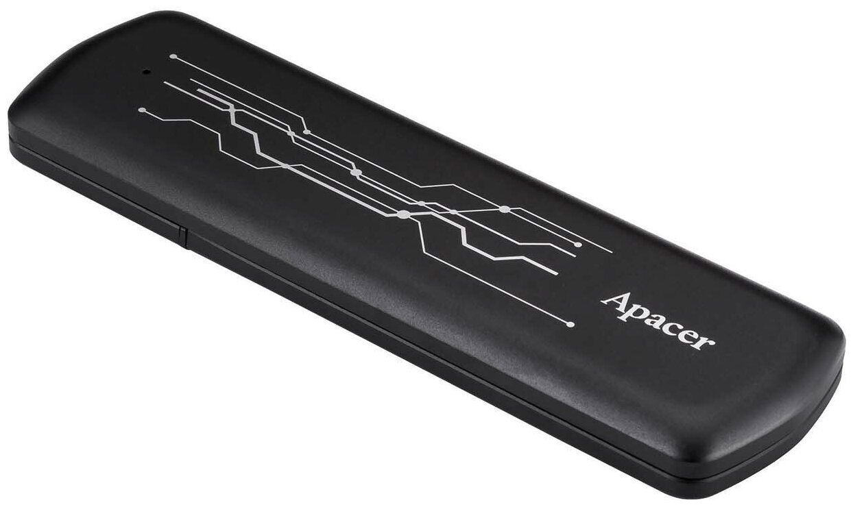 18 512GB Apacer AS722 External SSD AP512GAS722B-1 USB 32 Gen 2 Type-C 1000900 MTBF 2M 3D NAND 400TBW Bulk