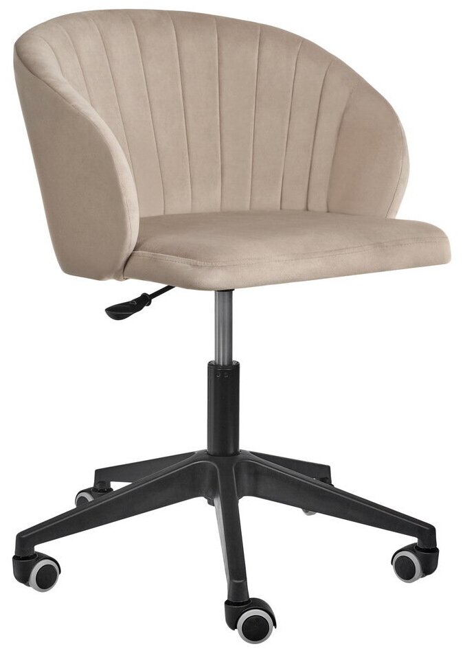 Кресло компьютерное Paola, Цвет обивки: латте, Цвет корпуса: серый, черный