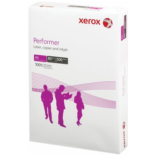 бумага xerox a3 performer 80 г м² 500 л белый Бумага Xerox Performer (А4, марка С, 80 г/кв. м, 500 л)