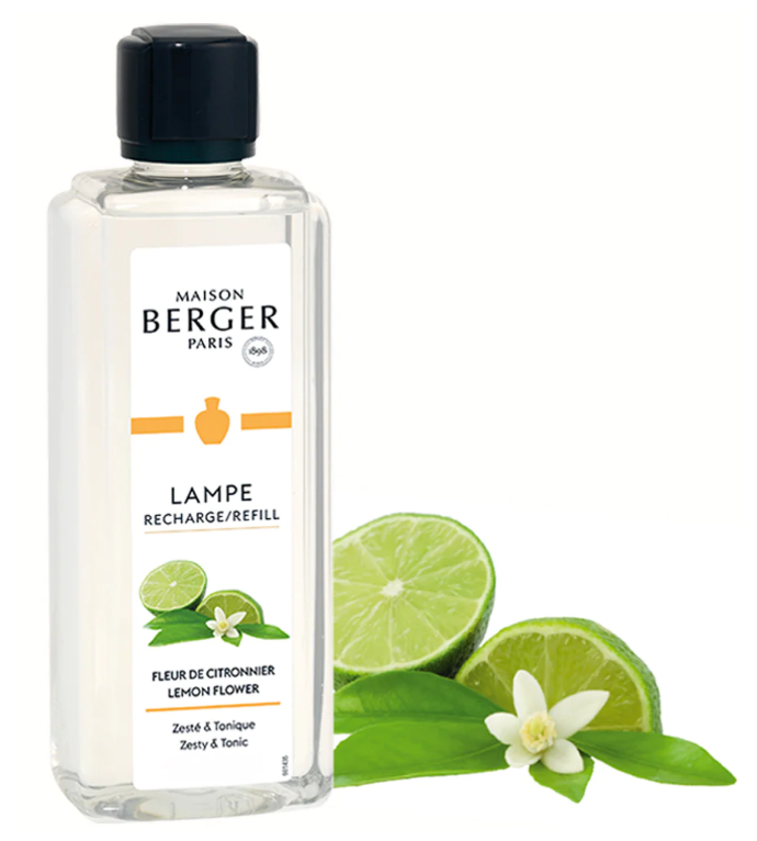 Сменный аромат для лампы Maison Berger ЦВЕТОК ЛИМОННИКА (Lemon Flower) 500 мл - фото №1
