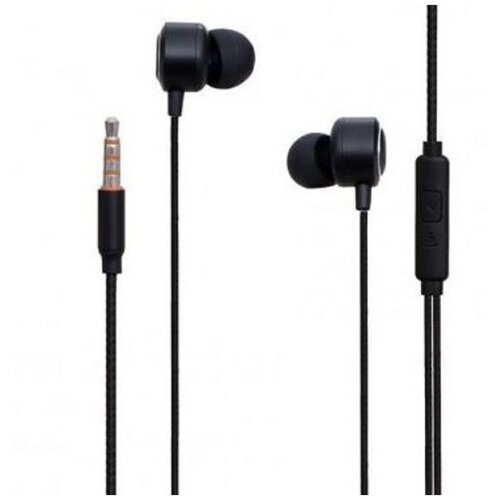 Наушники внутриканальные Celebrat V3 пластик микрофон кнопка ответа кабель 12м цвет чёрный 59100₽