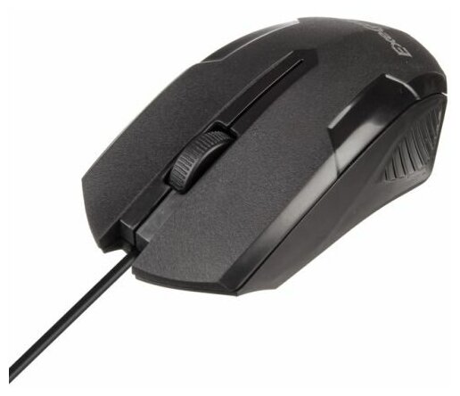 Мышь Exegate SH-9025L2 EX279944RUS USB оптическая 1000dpi 3 кнопки и колесо прокрутки длина кабеля 22м черная Color box