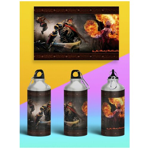 фото Бутылка спортивная, туристическая фляга, 500мл dota 2-21 brutbottle