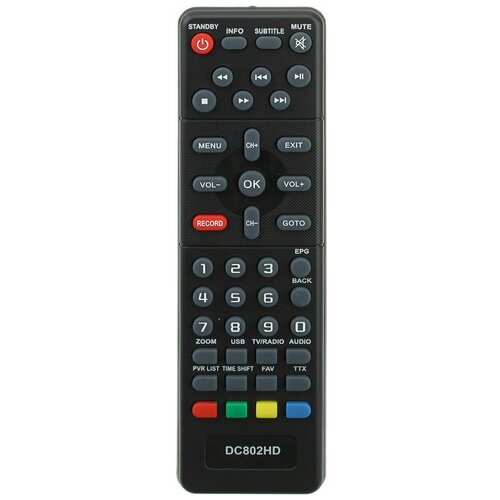 пульт dc1502hd dc1302hd для приставки d color ди колор Пульт к D-Color DC802HD DVB-T2 (для цифровой приставки)