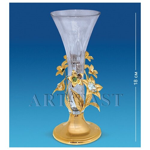 AR-1230 Ваза с цветочками Юнион 4606₽