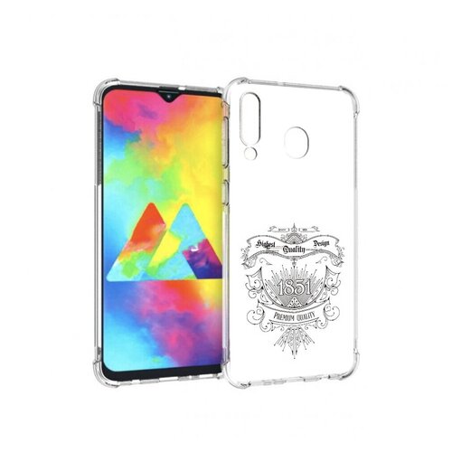 чехол задняя панель накладка бампер mypads логотип 1851 год для samsung galaxy m30 samsung galaxy a40s противоударный Чехол задняя-панель-накладка-бампер MyPads логотип 1851 год для Samsung Galaxy M30/Samsung Galaxy A40s противоударный