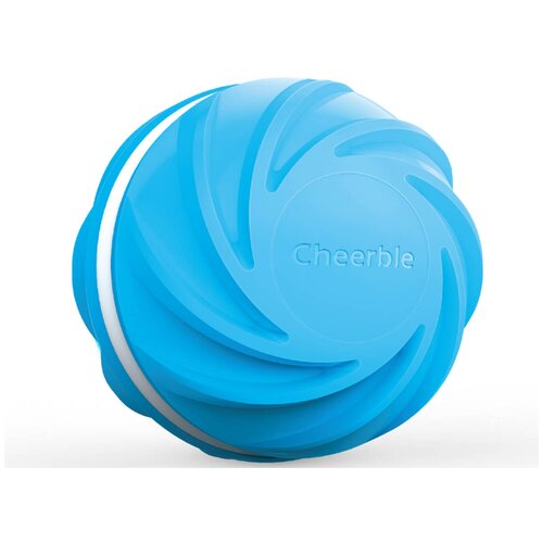 Интерактивная игрушка для собак, мячик дразнилка Cheerble Wicked Ball (Циклон (Синий))