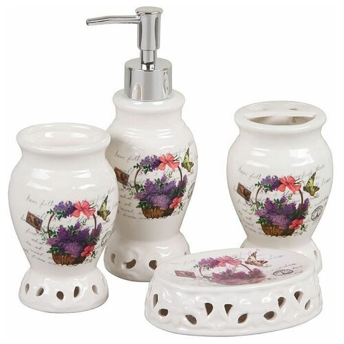 Набор для ванной комнаты Rosenberg R-350103 из 4 предметов