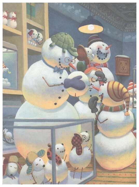 Снеговики за работой (Бюнер Кэралин) - фото №2