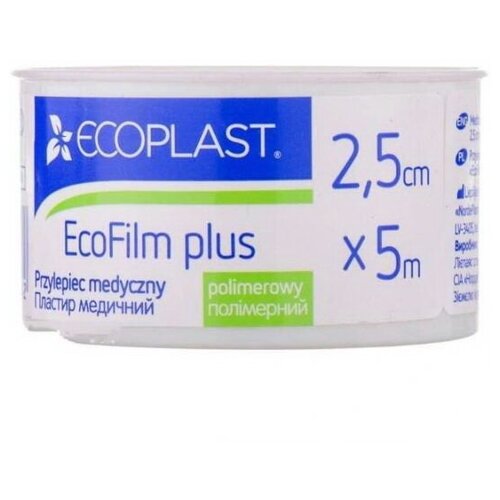 Пластырь медицинский фиксирующий EcoFilm 5см х 5м