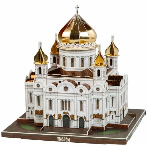 Сборная модель из картона Храм Христа Спасителя, Москва в миниатюре №532